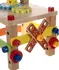 Dřevěná hračka Kruzzel 22506 dřevěná dětská montážní židle barevná