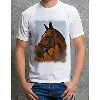 Chlapecké tričko tričko s koněm č. 18 XL