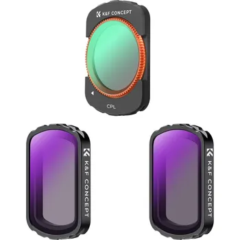 K&F DJI Osmo Pocket 3 Magnetic Filter 3pcs Set (CPL+ND4+ND8)