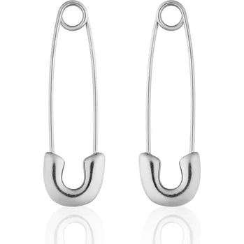 Náušnice franco bene Náušnice ve tvaru svorky - stříbrné | 461