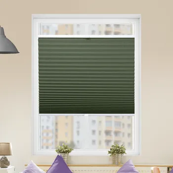 Roleta FOA Plisé roleta, Neprůhledná, Tmavě zelená, P 10795P , 75 x 50 cm