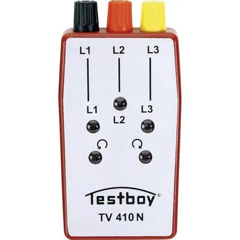 Zkoušečka Testboy TV 410 N měřič sledu fází, CAT II 400 V, LED