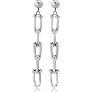 Náušnice Troli Moderní řetízkové náušnice z oceli VESE0585S + 2 měsíce na vrácení zboží