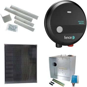 Ohradník VNT electronics s.r.o. Premium sada solární ohradník - Kompletní přenosná schránka + 1J zdroj, panel 40 W