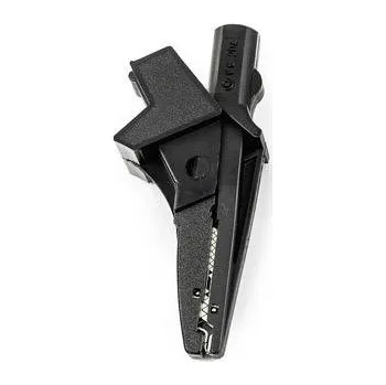 Krokosvorka HT Instruments 5004-IECN banánkový konektor banánková zdířka , zásuvka 4 mm, konektor 4 mm, krokosvorka CAT III 1000 V černá 1 ks