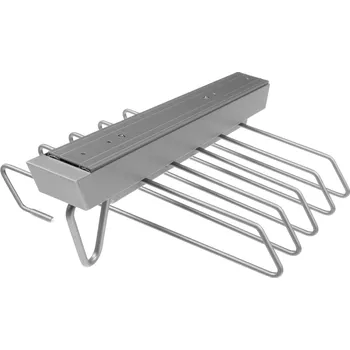 Věšák Interex design Výsuvný věšák na kalhoty s tlumením VIBER / Tmavě šedý