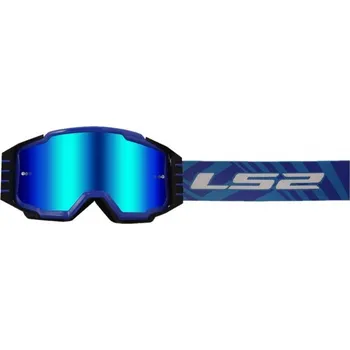 Motocyklové brýle motocyklové brýle LS2 CHARGER PRO - modré