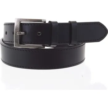 Módní doplněk Černý kožený opasek Penny Belts OLIVIER vel. 105, černý