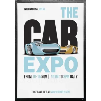 Kancelářský nábytek DURAFRAME® POSTER 70 x 100 cm - magnetický prezentační rámeček Barva: stříbrná Profesionální způsob prezentace - 1 ks