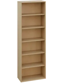 Knihovna KNI 21 regál knihovnický, 1800x600x300, bříza světlá