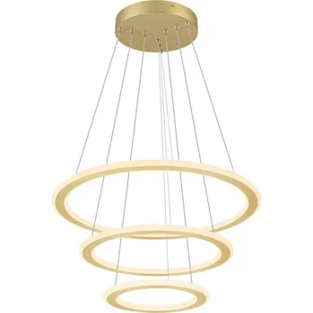 BIG WHITE (SLV) ONE FLAT závěsné svítidlo, triple, 300 cm, 2700/3000 K, DALI 2, Touch, mosaz 1007703