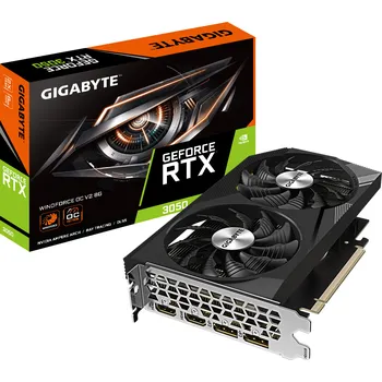 Grafická karta Gigabyte Gaming GeForce RTX 3050 Windforce OC V2 8G (GV-N3050WF2OCV2-8GD)