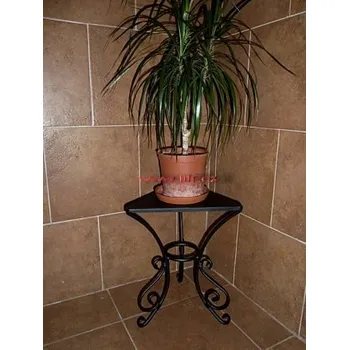 Stojan na květiny Kovaný stojan na květiny Stolička 3a