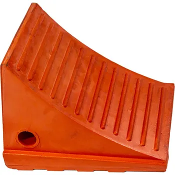 Zajišťovací klín kola Červený plastový zakládací klín UC1700 - 22 x 19 x 16 cm