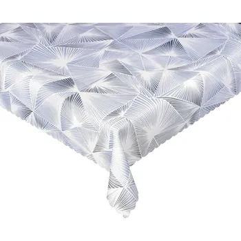 Velikonoční dekorace Ubrus teflonový Paprsky šedé cena od - 120 x 155cm