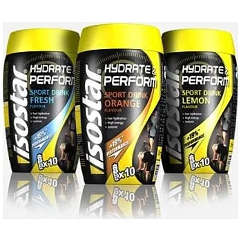 Nápoj pro sportovce ISOSTAR FAST HYDRATION 400g pomeranč