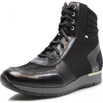 Dámská zimní obuv DÁMSKÉ KOTNÍKOVÉ BOTY NIK 08-0395-001 ČERNÁ Barva: Černá, Velikost: 36