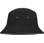 Daiber Rybářský klobouk s lemem MB 12 Velikost: S/M, Barva: černá-mátová