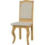 Drewmax KT712 židle masiv borovice rustikal (Voskovaný borovicový nábytek)