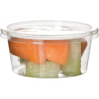 Jednorázové nádobí Miska BIO kulatá plastová na cestu "Chyť a jdi!" 145ml(5oz)/ 100 ks