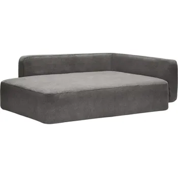 Pelíšek pro psa Tmavě šedý pelíšek pro domácí mazlíčky Kave Home Bowie 96 x 70 cm