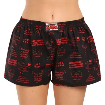 Dámské trenýrky Dámské trenky Styx art klasická guma Valentýn texty (K1757) 3XL Možnost vrácení zboží ZDARMA do 120 dnů!