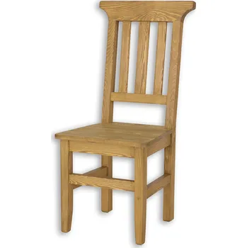 Jídelní židle Drewmax KT715 židle masiv borovice rustikal (Voskovaný borovicový nábytek)