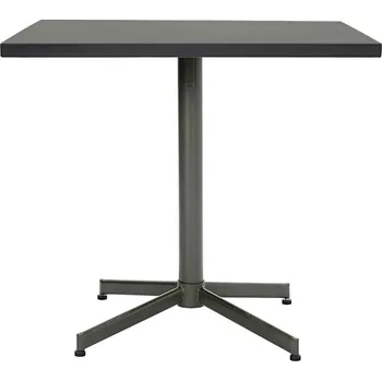 Zahradní stůl House Doctor Zelený zahradní kovový stolek Helo 80 x 80 cm