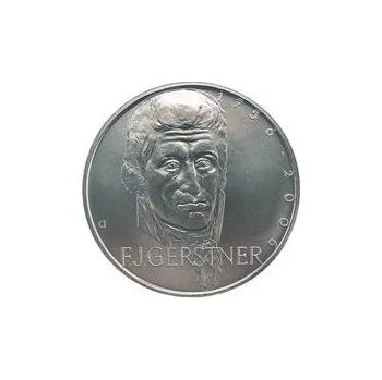 Česká mincovna 250. výročí narození F. J. Gerstnera a k 200. výročí zahájení výuky na pražské polytechnice 200 Kč 2006 stříbrná mince Proof 13 g