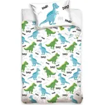 TipTrade Povlečení do postýlky 100x135 + 40x60 cm - Dinosauří kamarádi