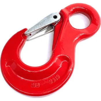 zvedák SVX Hák s okem tř 80 červený 20 mm 18714