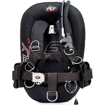 Kompenzátor vztlaku Křídlo Finnsub FLY 17D Comfort set, FLY hliníkový backplate