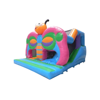 Skákací hrad EU Multi Play Motýl - Skákací hrad se skluzavkou - TOP Provedení s českou certifikací