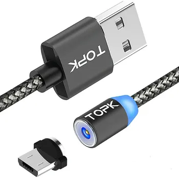 Datový kabel Nabíjecí kabel microUSB, Černý