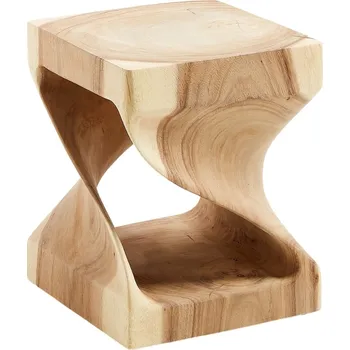 Toaletní stolek Dřevěný odkládací stolek Kave Home Hakon I. 30 x 30 cm