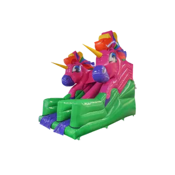 Skákací hrad Nafukovací skluzavka Jednorožec | Profi provedení | Certifikováno