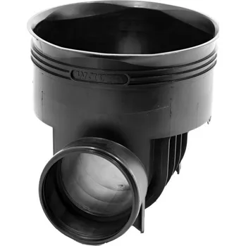 Kanalizační potrubí Kanalizační šachtové dno pro korugovanou rouru Ø 400 - přímé (TYP I) DN 110