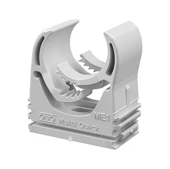 kabelová chránička OBO M-Quick M20 LGR Příchytka Multi-Quick, 16-20mm, světle šedá Polyamid, PA