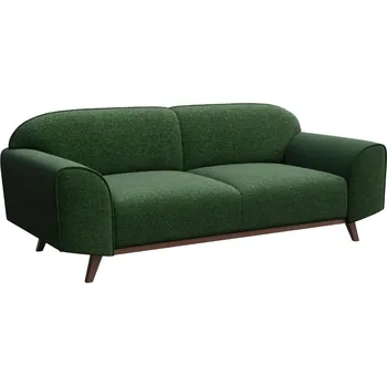 Pohovka Tmavě zelená látková dvoumístná pohovka MESONICA Nesbo 193 cm