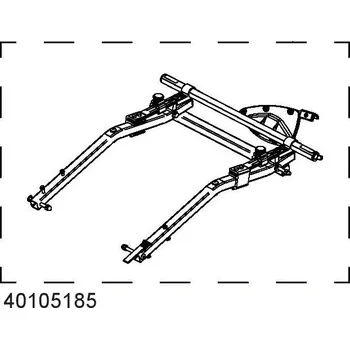 vozík za kolo Spodní rám 40105185