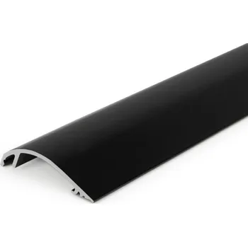 Nábytkové kování Profil WIRELI WAY10 vnější kryt černý lak, 2m (metráž)