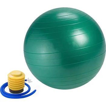 Gymnastický míč Ostrovit Gymnastický míč gymball fitball s pumpičkou 65 cm zelený