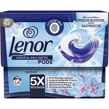 Prací prostředek LENOR GELOVÉ PRACÍ KAPSLE ALL IN 1 UNIVERSAL NĚMECKO!