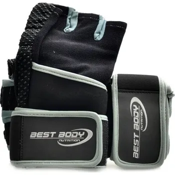 Fitness rukavice Best Body nutrition Fitness rukavice Fun šedé - velikost XXL