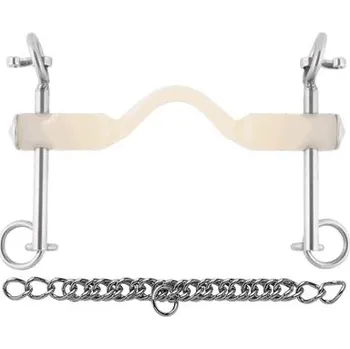 Vybavení pro koně Drezurní páka Nathe weymouth w.port 20mm cheeks 5,5cm DOPRODEJ