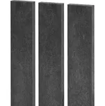 Transform černá plastová plotovka 78 x 21, 1,48 m, s rovnou hlavou