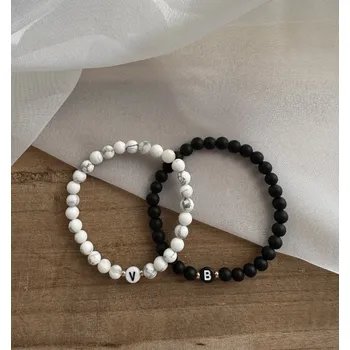 Šperk Náramky pro páry - Iniciály