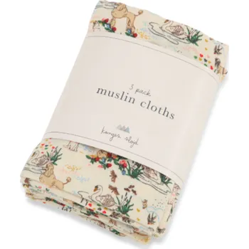 látková plena KONGES SLOJD Sada mušelínových plenek - MIZUMI