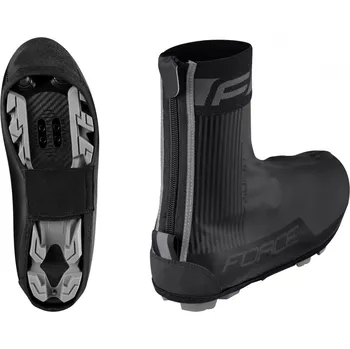 Cyklistické oblečení Návleky na boty FORCE RAINY MTB Velikost: M (40-42)