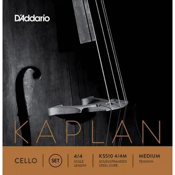 Strunný nástroj D´Addario Kaplan KS510 4/4M, Struny na violoncello 4/6